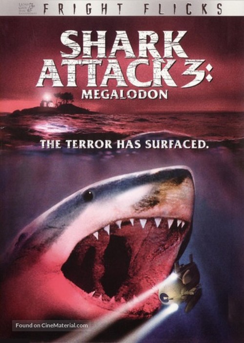 Shark Attack 3: Megalodon - DVD movie cover