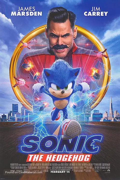 Sonic the Hedgehog - Movie Poster