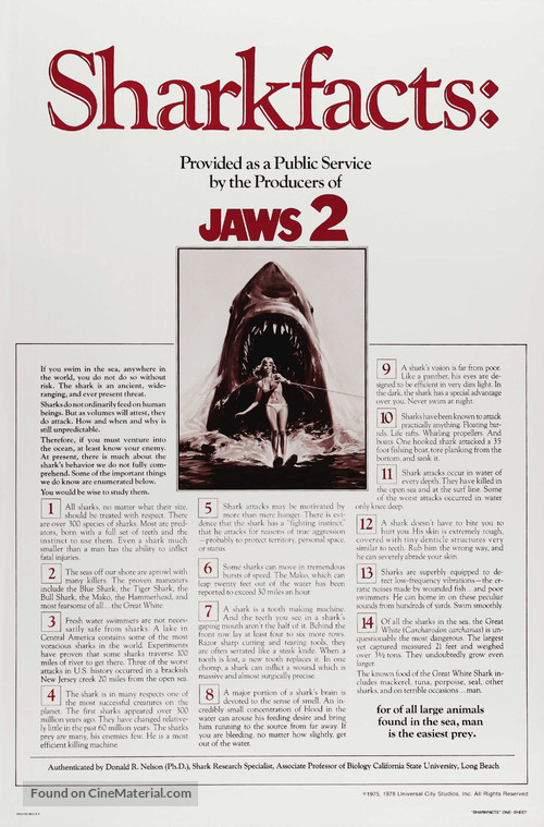 Jaws 2 - Movie Poster