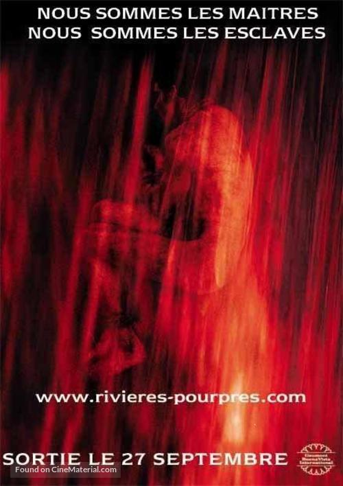 Les rivi&egrave;res pourpres - French Movie Poster