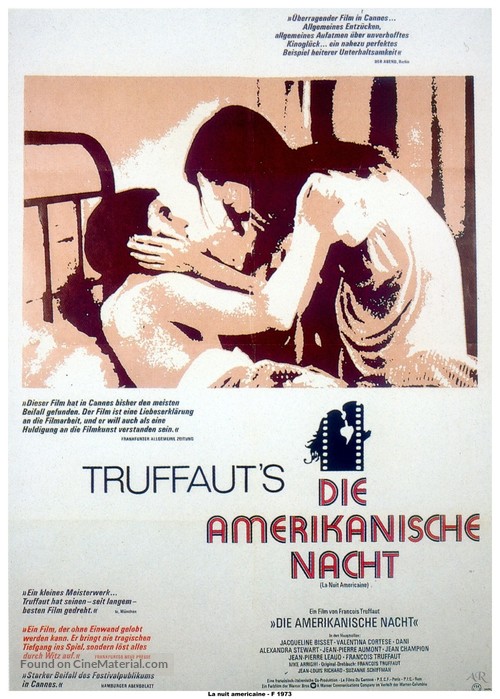 La nuit am&eacute;ricaine - German Movie Poster