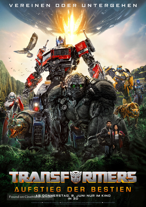 Transformers: Rise of the Beasts - German Movie Poster