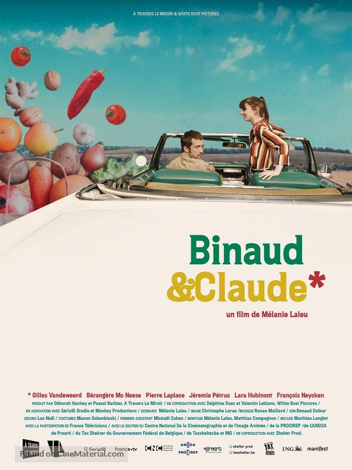 Binaud &amp; Claude - French Movie Poster