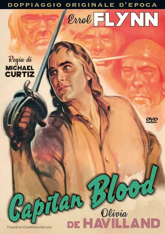 Captain Blood - Italian DVD movie cover