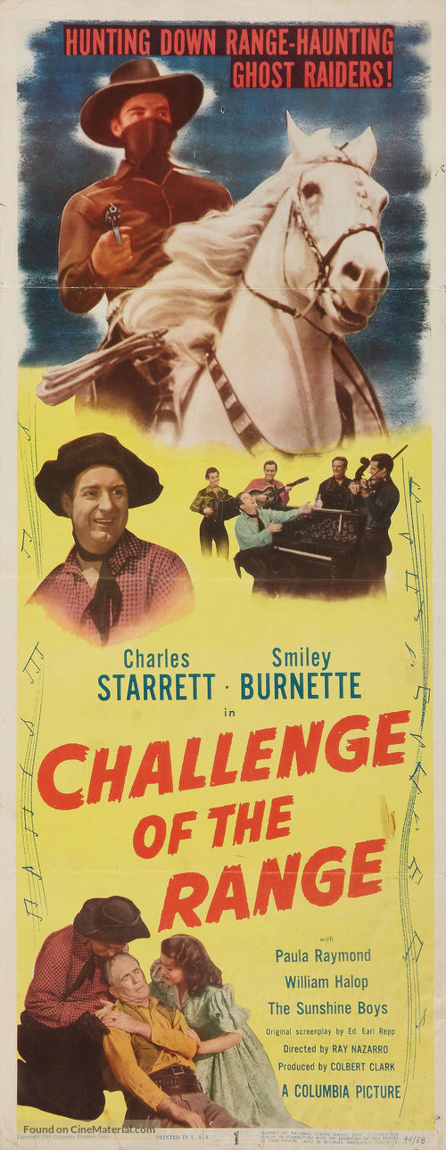 Challenge of the Range - Movie Poster