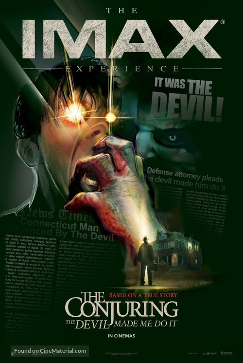 The Conjuring: The Devil Made Me Do It - International Movie Poster