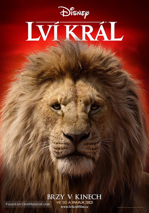 The Lion King - Czech Movie Poster