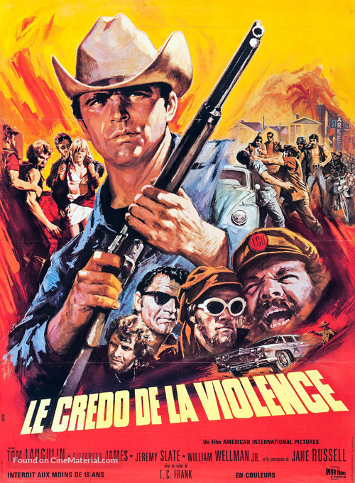 The Born Losers - French Movie Poster