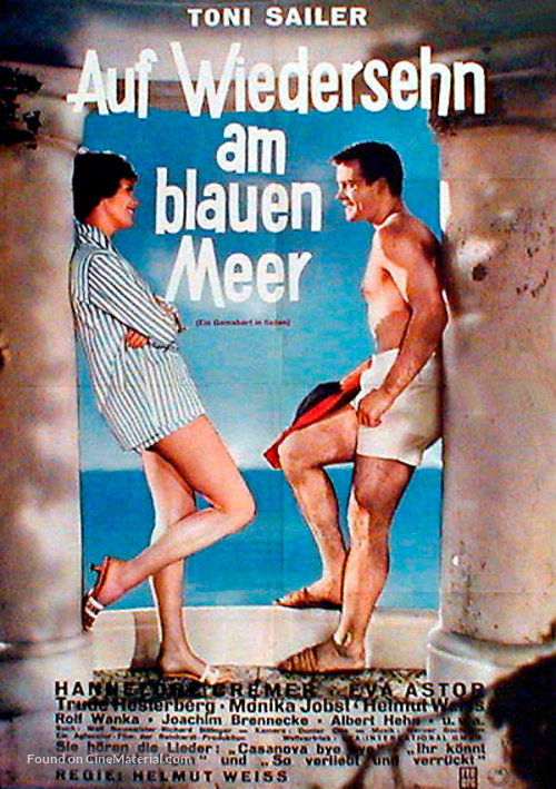 Auf Wiedersehen am blauen Meer - German Movie Poster