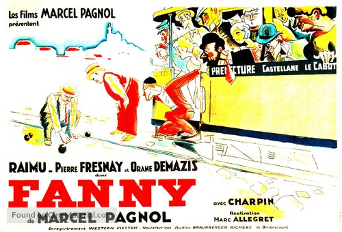 Fanny - French Movie Poster