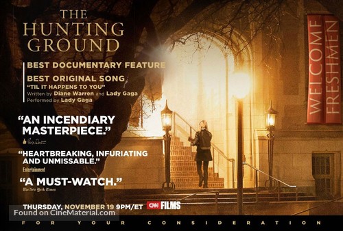 The Hunting Ground - For your consideration movie poster