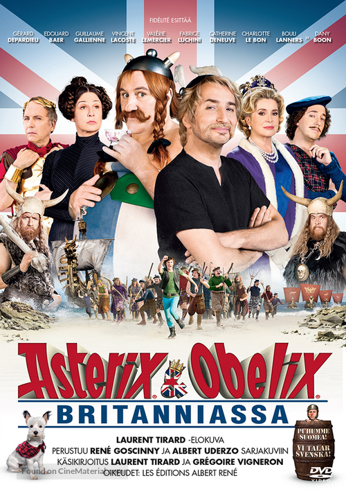 Ast&eacute;rix et Ob&eacute;lix: Au Service de Sa Majest&eacute; - Finnish DVD movie cover