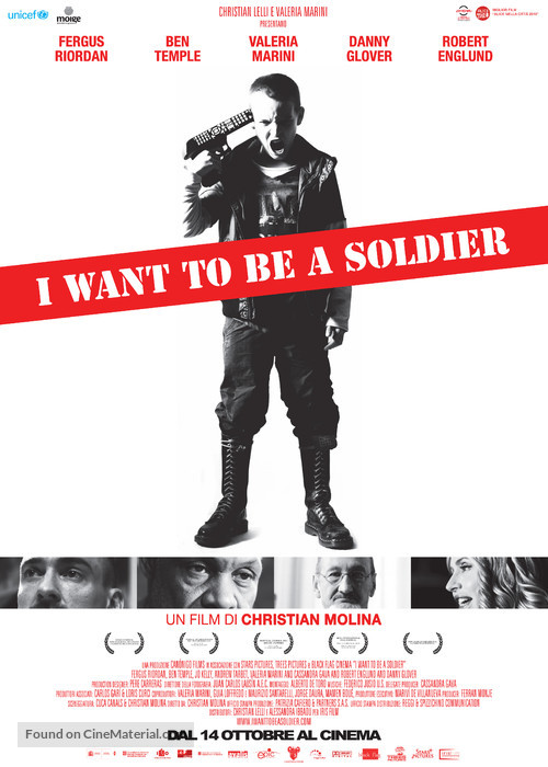 De mayor quiero ser soldado - Italian Movie Poster