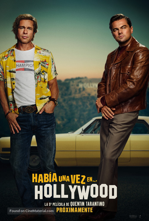 Once Upon a Time in Hollywood - Mexican Movie Poster