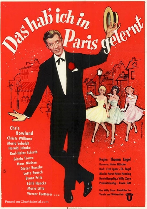 Das hab ich in Paris gelernt - German Movie Poster