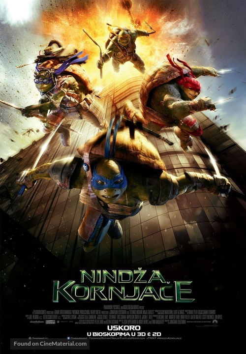 Teenage Mutant Ninja Turtles - Serbian Movie Poster