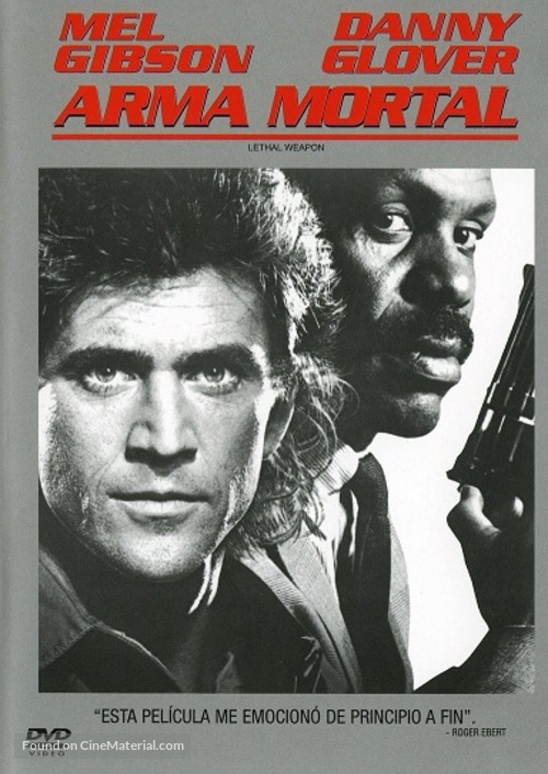 Lethal Weapon - Mexican DVD movie cover