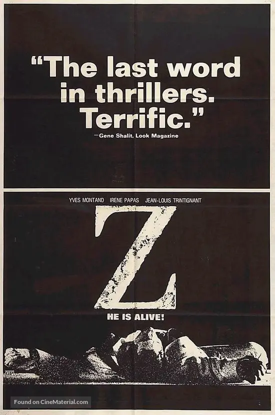 Z (1969) movie poster