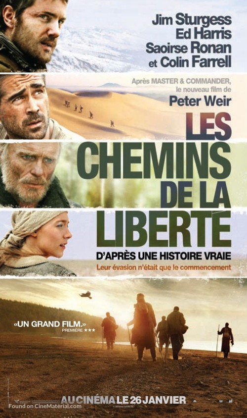 The Way Back - French Movie Poster