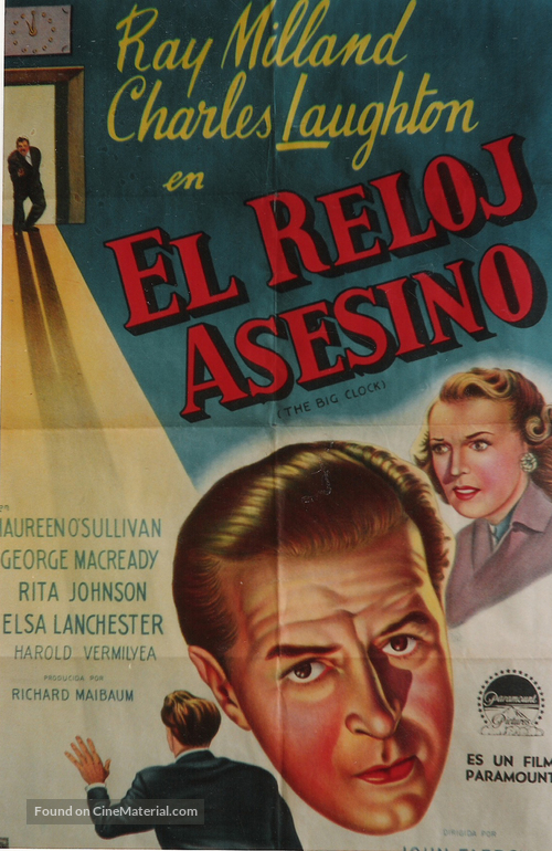 The Big Clock - Argentinian Movie Poster
