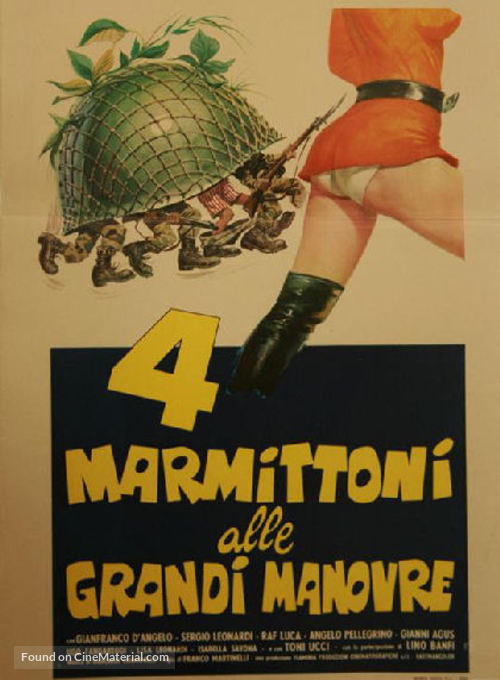 4 marmittoni alle grandi manovre - Italian Movie Poster