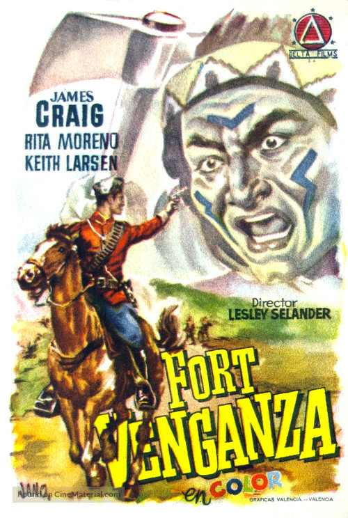 Fort Vengeance - Spanish Movie Poster