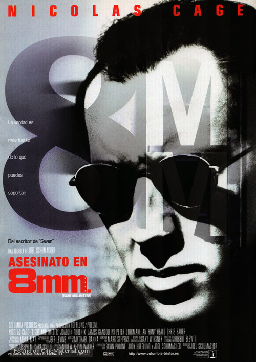 8mm - Spanish Movie Poster