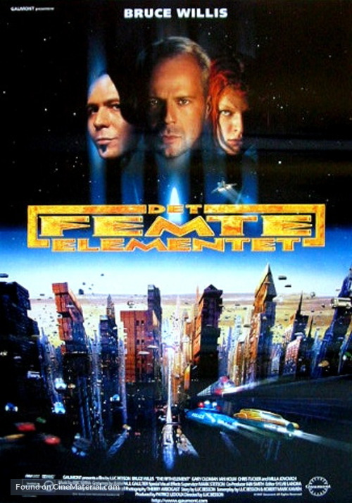 The Fifth Element - Swedish Movie Poster