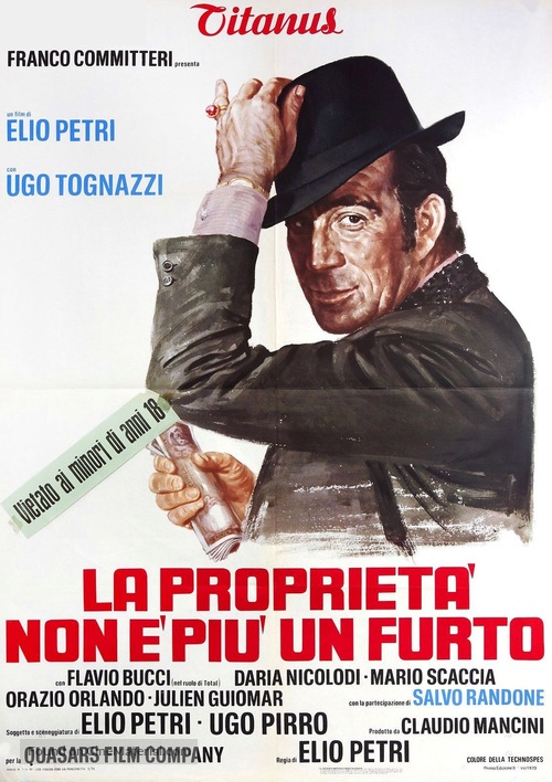 La propriet&agrave; non &egrave; pi&ugrave; un furto - Italian Movie Poster