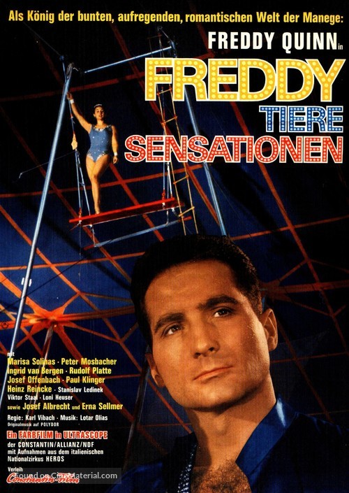 Freddy, Tiere, Sensationen - German Movie Poster