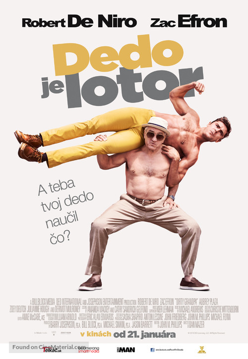 Dirty Grandpa - Slovak Movie Poster