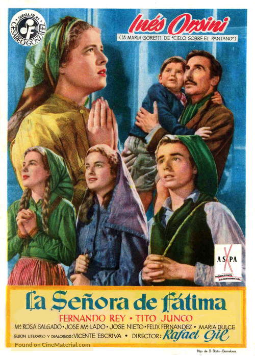La se&ntilde;ora de F&aacute;tima - Spanish Movie Poster