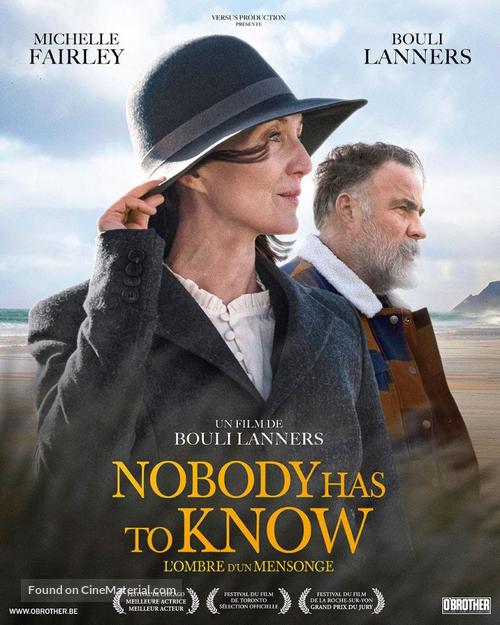 Nobody Has to Know - Belgian Movie Poster