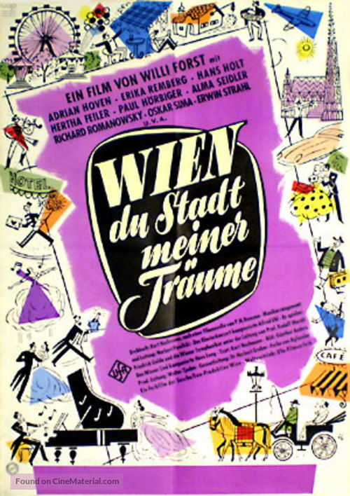 Wien, du Stadt meiner Tr&auml;ume - German Movie Poster