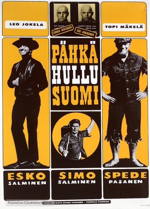 P&auml;hk&auml;hullu Suomi - Finnish Movie Poster