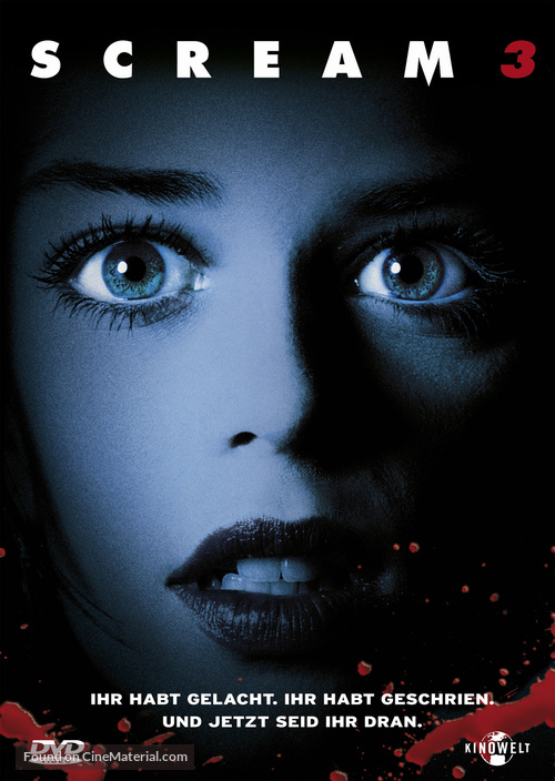 Scream 3 - German DVD movie cover