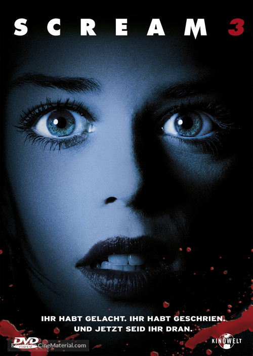Scream 3 - German DVD movie cover