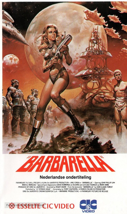 Barbarella - German VHS movie cover