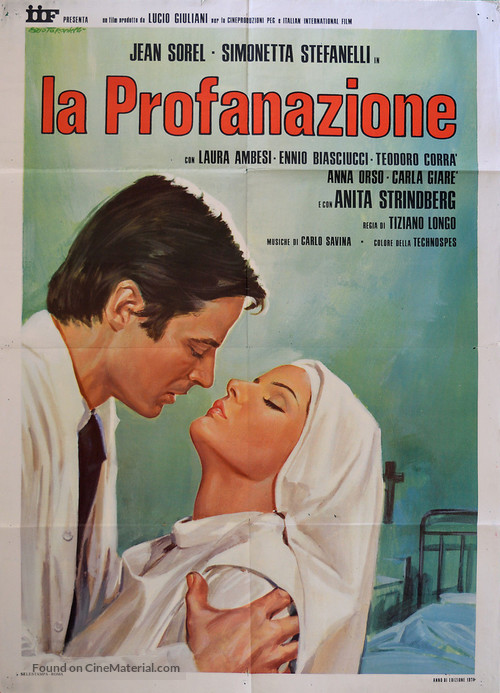 La profanazione - Italian Movie Poster