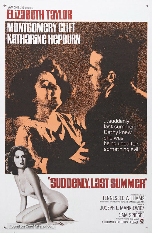 Suddenly, Last Summer - Movie Poster