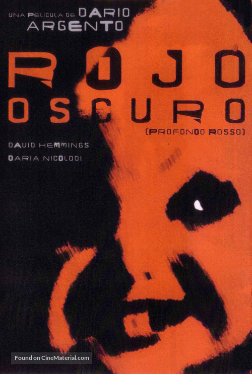 Profondo rosso - Spanish Movie Cover