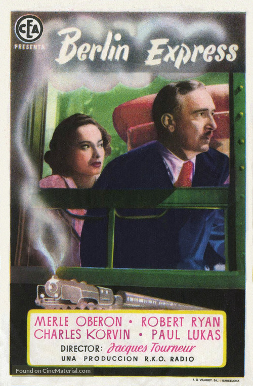 Berlin Express - Spanish Movie Poster