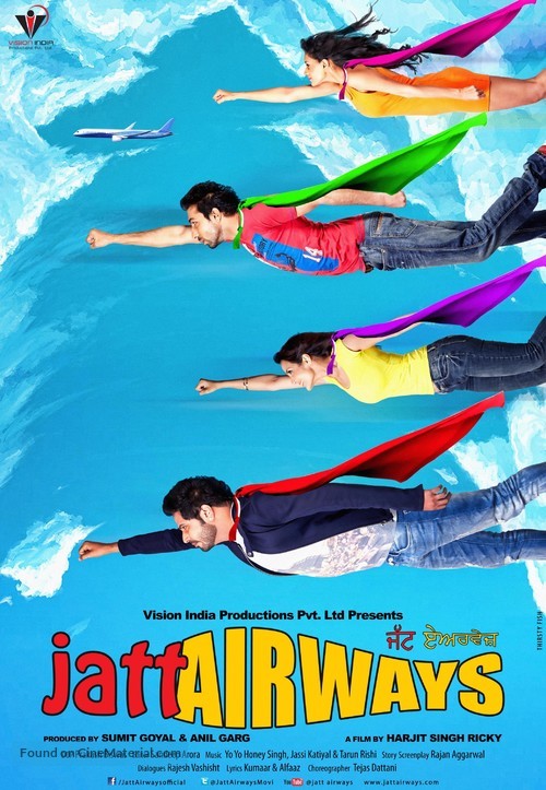 Jatt Airways - Indian Movie Poster