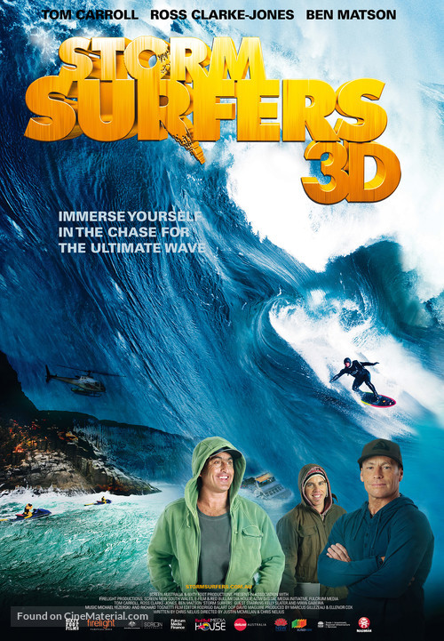 Storm Surfers 3D - Australian Movie Poster