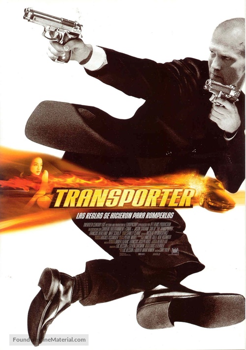 The Transporter - Spanish Movie Poster