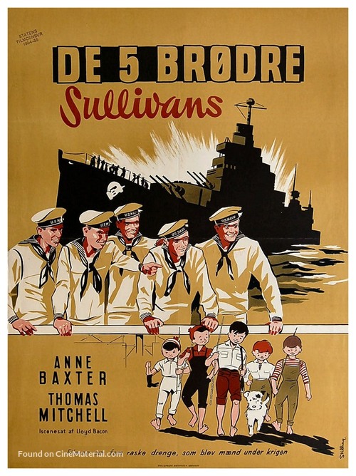The Sullivans - Danish Movie Poster