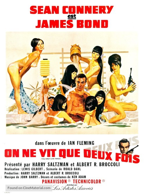 You Only Live Twice - French Movie Poster