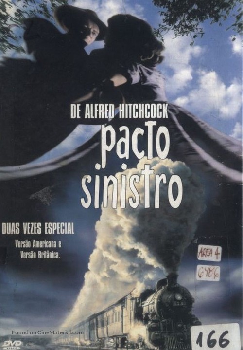 Strangers on a Train - Brazilian DVD movie cover