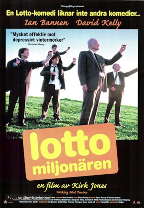 Waking Ned - Swedish Movie Poster