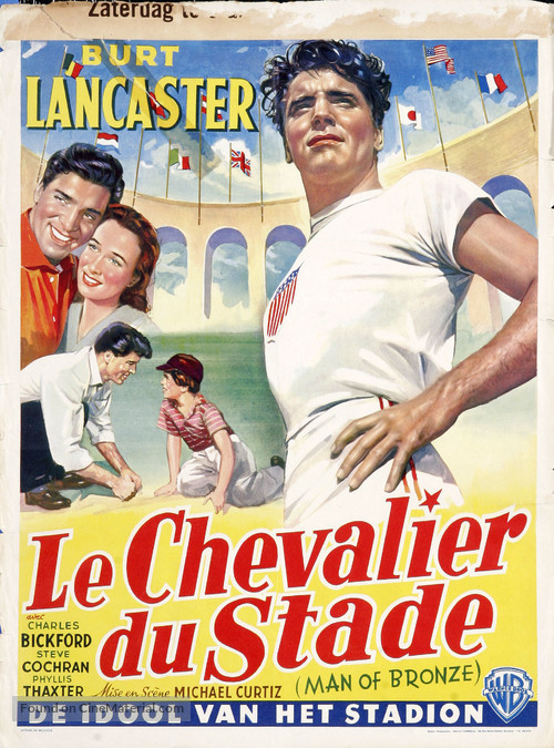 Jim Thorpe -- All-American - Belgian Movie Poster